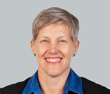 Portrait of Melinda Cilento smiling at the camera