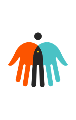 Illustration of joint hands