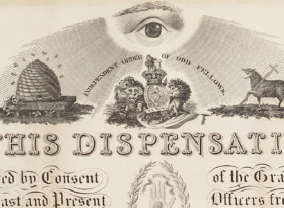 Manchester Unity Independent Order of Oddfellows (MUIOOF) poster