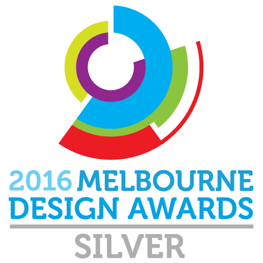 2016 Melbourne Design Awards Silver Logo