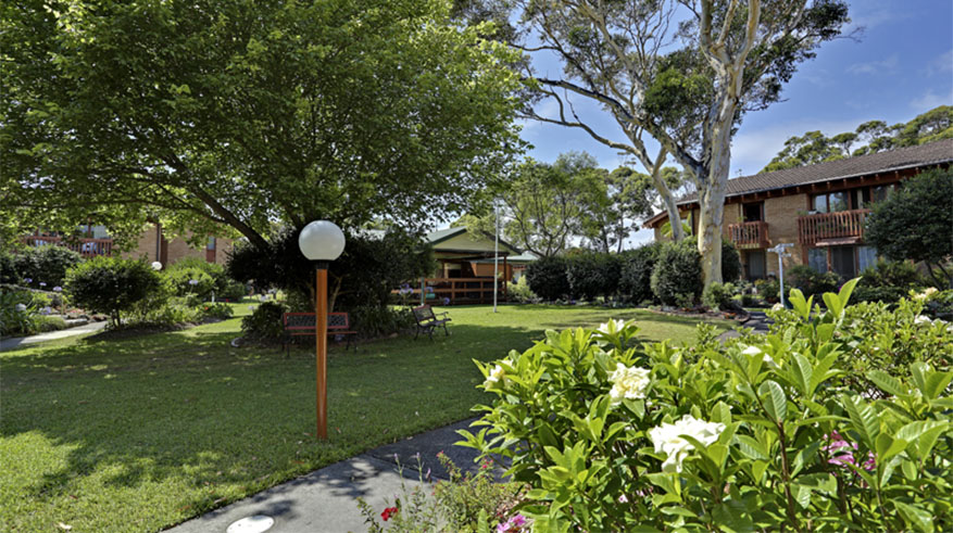 Garden at Karagi Court