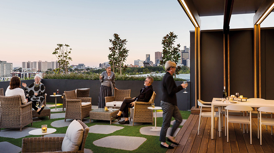 Rathdowne Place Retirement Community Terrace