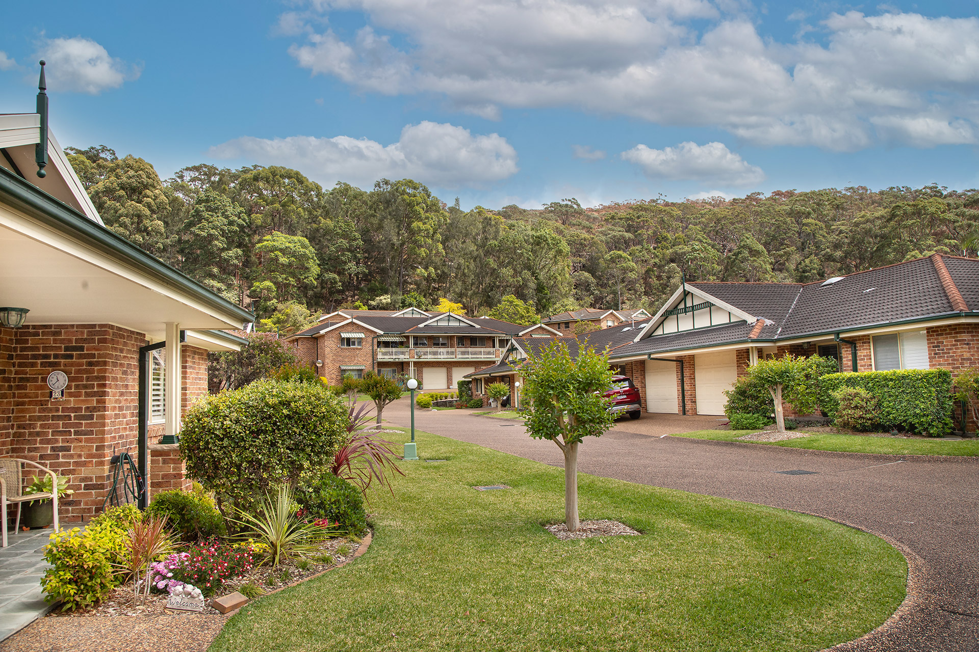 Pleasant retirement houses surrounded by nature
