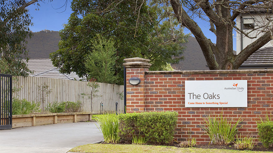 Entrance at The Oaks