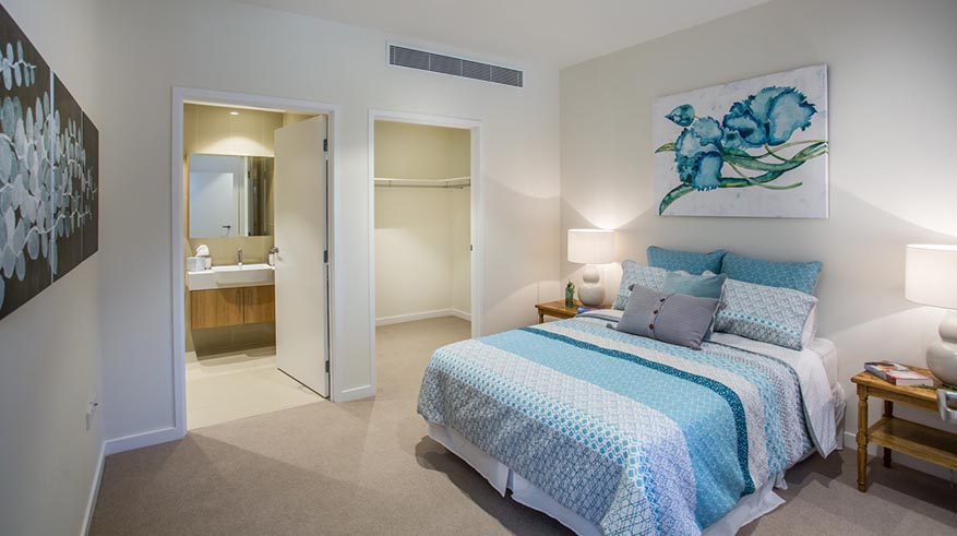 Campbell Place Retirement Community bedroom