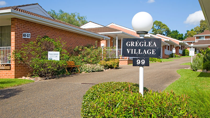 Entrance at Greglea