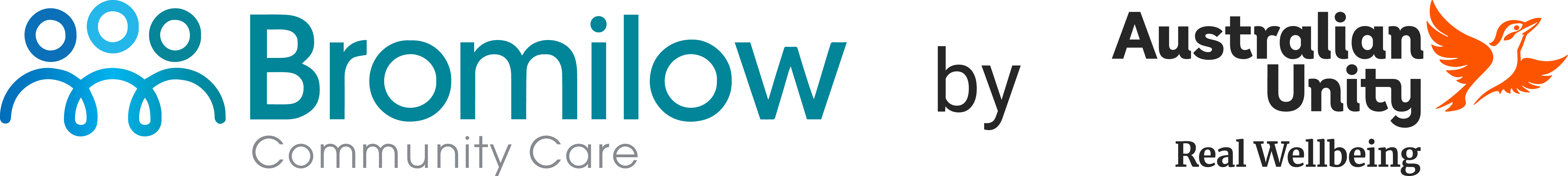 logos of Bromilow Community Care and Australian Unity