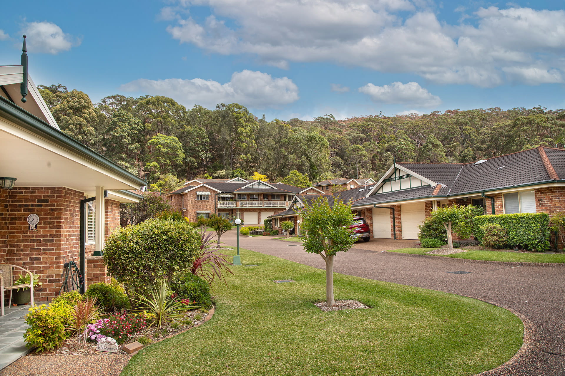 Pleasant retirement houses surrounded by nature