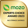 Mozo Experts Choice 2023 logo - No Strings Savings