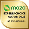 Mozo Experts Choice 2023 logo - No Strings Savings