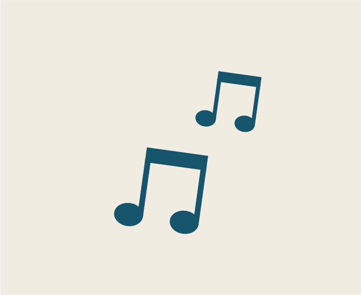 Illustration of music notes