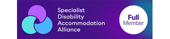 The Specialist Disability Accommodation alliance logo - three intersecting circles.