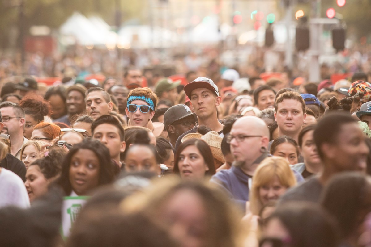 Crowd on a street