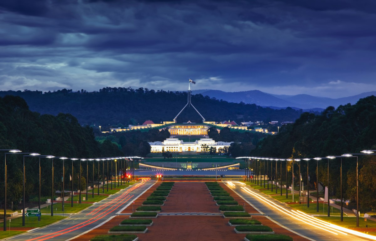 Parliament House in Canberra