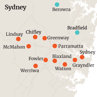 Sydney map