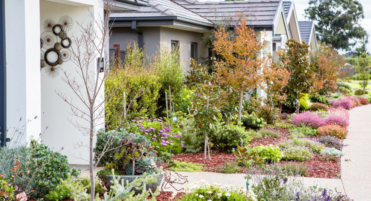 A retirement community with gardens