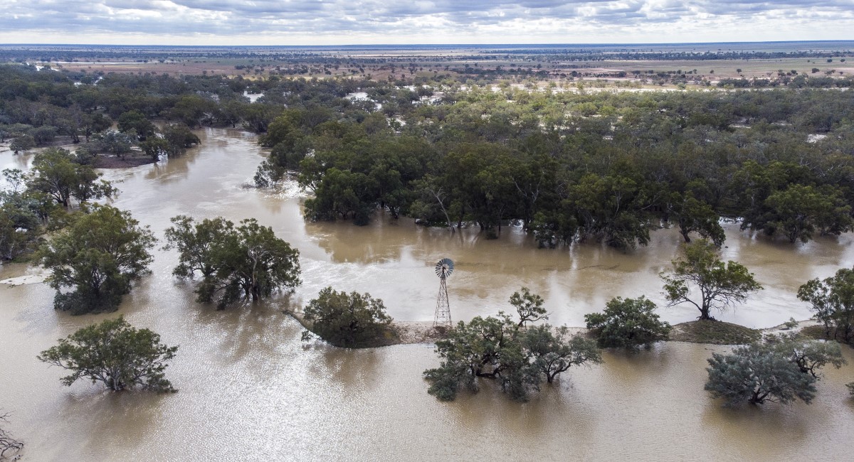 Scene of Qld floods