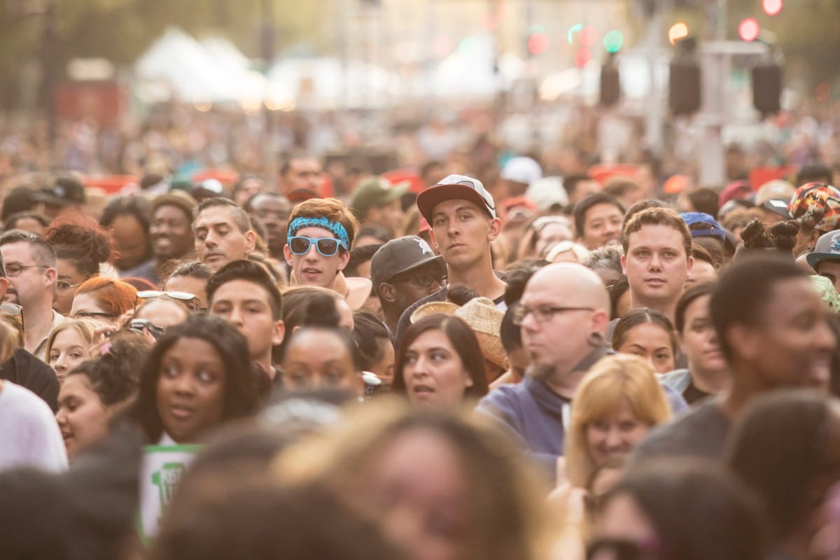 Crowd on a street
